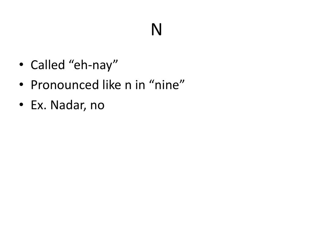 El alfabeto The alphabet. ppt download