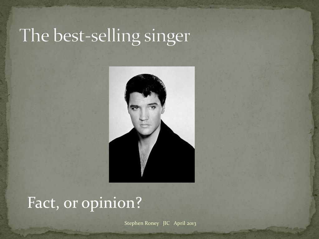 The best-selling singer