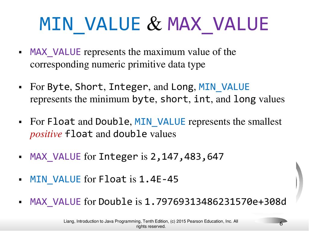 Byte value. Max_value. Integer Max value. Byte Max value. Integer Max value java.