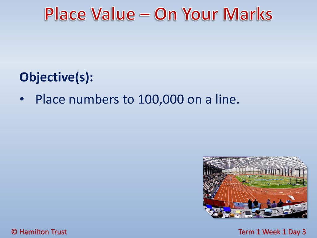 Place Value – On Your Marks
