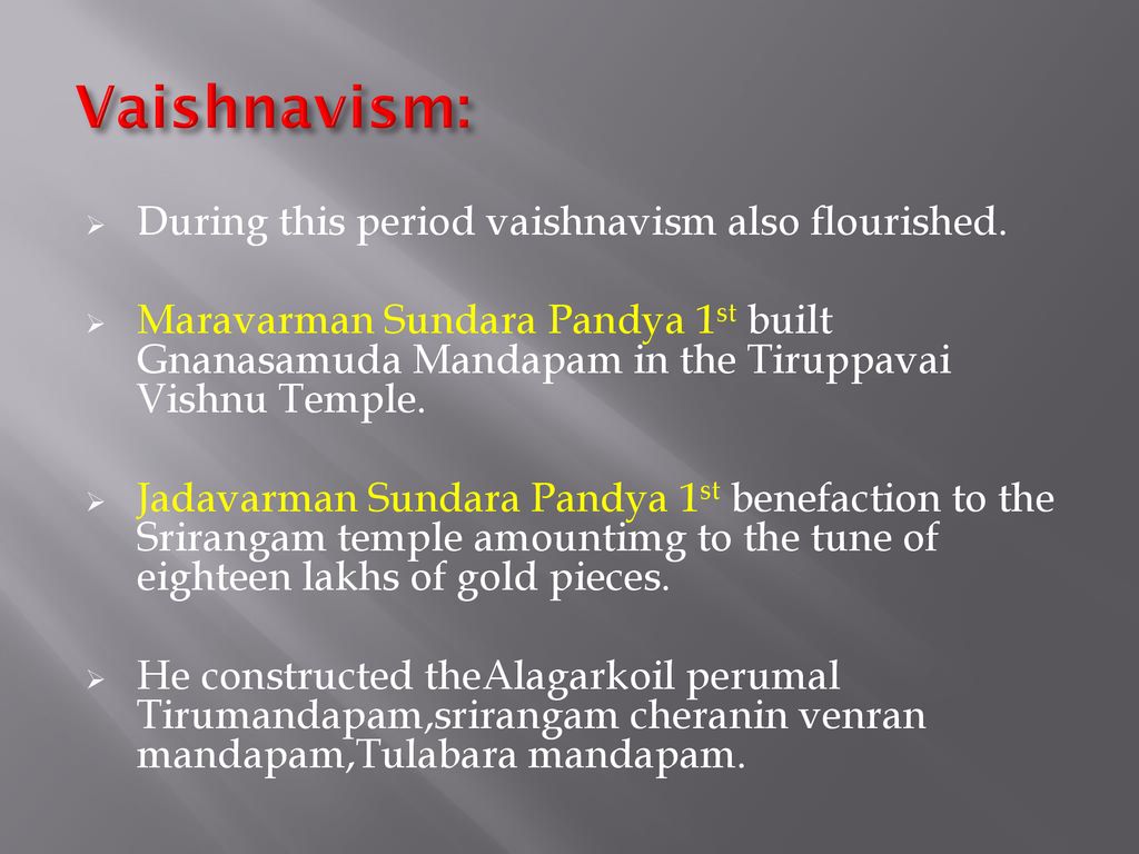 RELIGION IN THE PANDYAN EMPIRE - ppt download