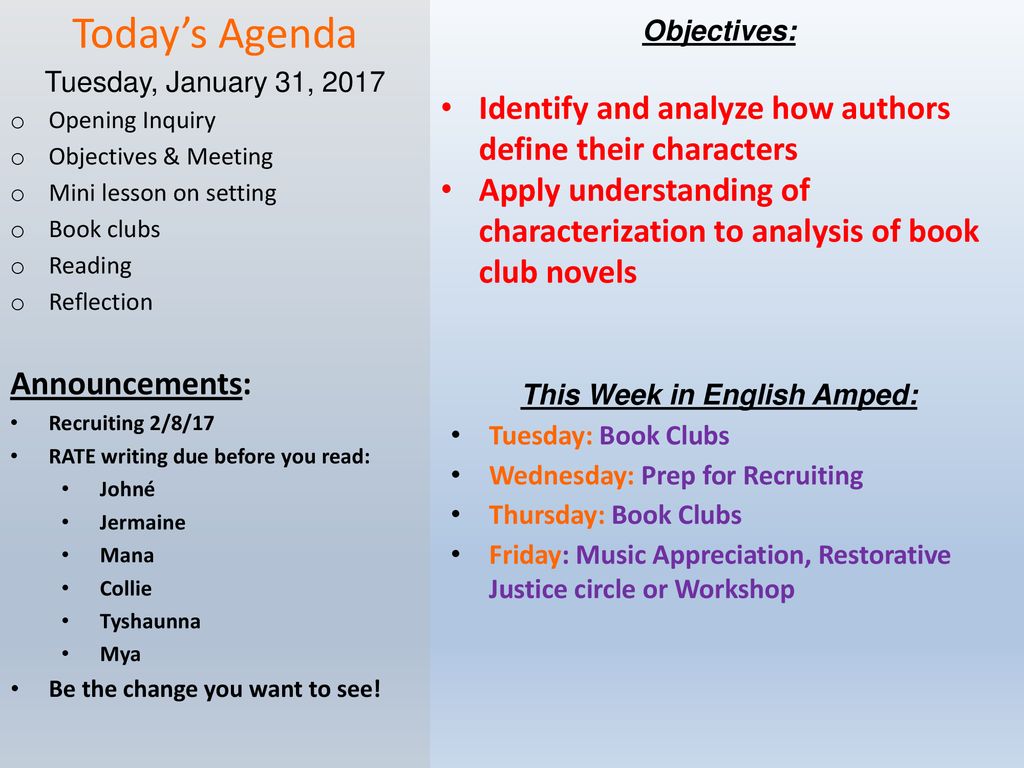 This Week in English Amped: