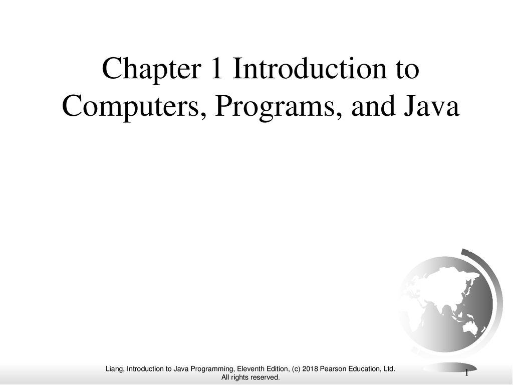 Chapter 1 Introduction to Computers, Programs, and Java - ppt download