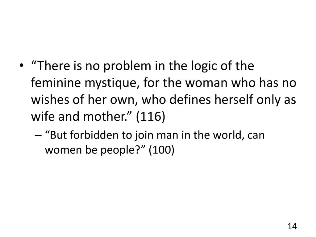 Betty Friedan The Feminine Mystique Ppt Download 