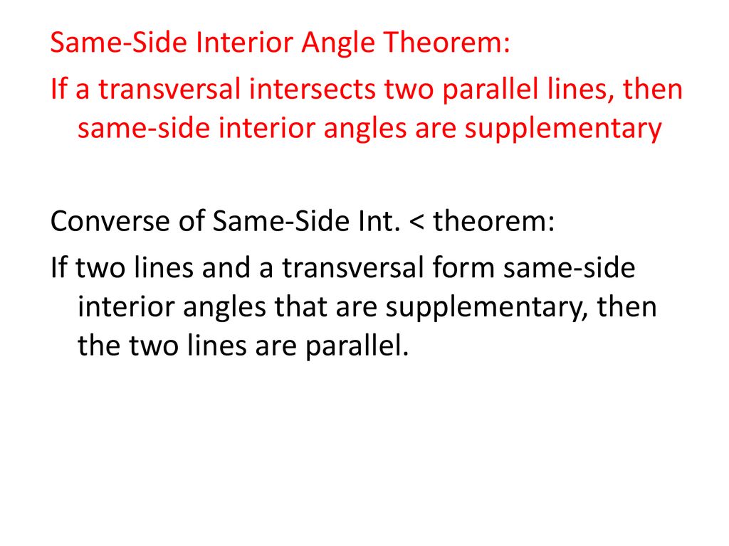 Proving Lines Are Parallel Ppt Download