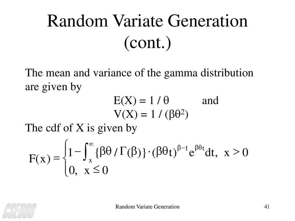 Random Variate Generation Ppt Download