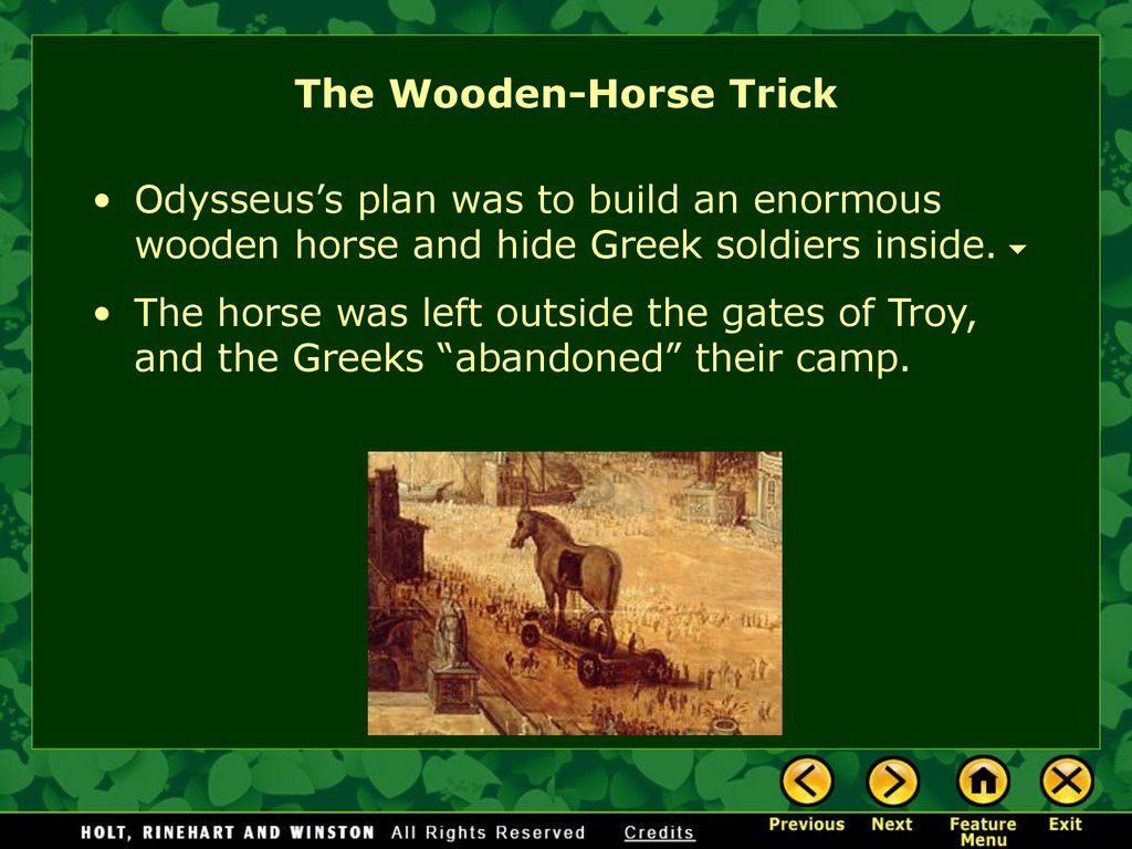 The Wooden-Horse Trick