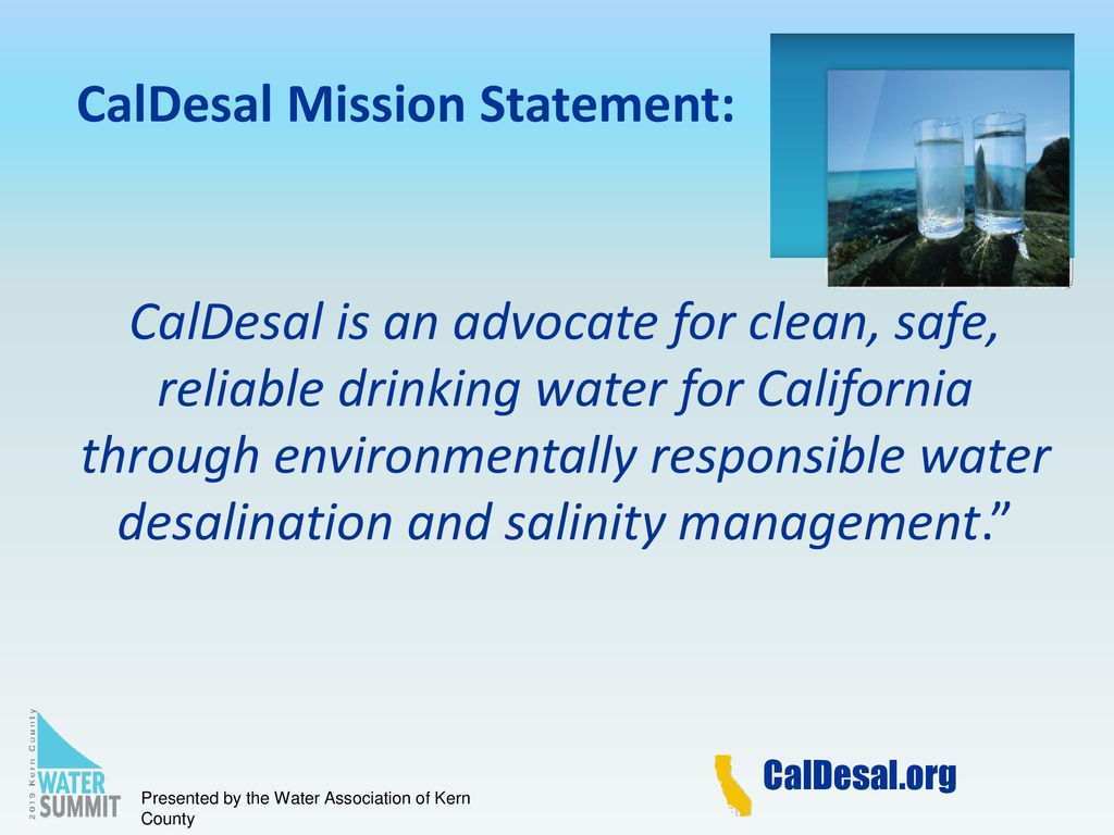 CalDesal Mission Statement: