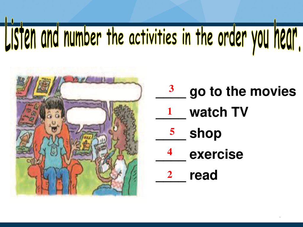 Unit 2 how often do you exercise ppt download