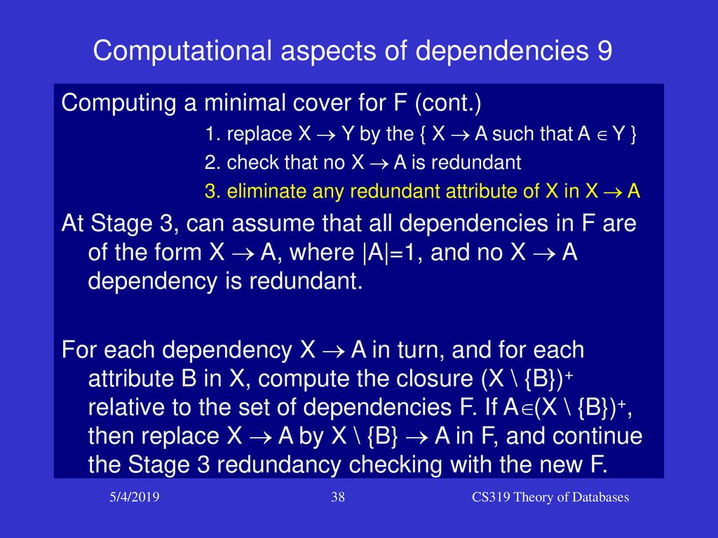 Relational Database Design Theory Ppt Download