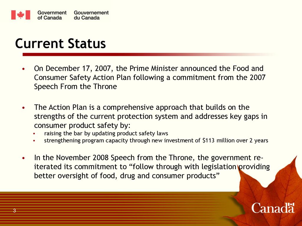 Introduction of the new Canada Consumer Product Safety Act ppt download