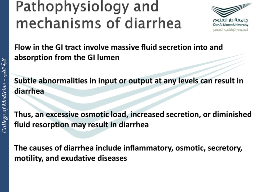 diabetic diarrhea pathophysiology)