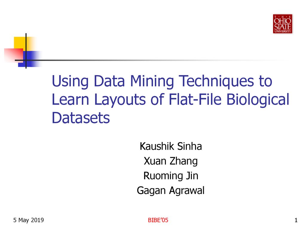 Using Data Mining Techniques to Learn Layouts of Flat-File Biological ...