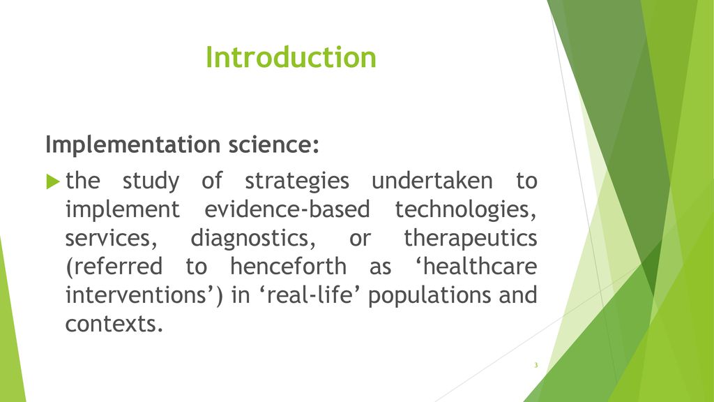 Implementation science and translational public health - ppt download