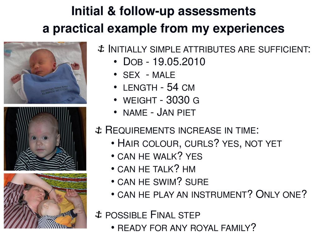 Initial & follow-up assessments