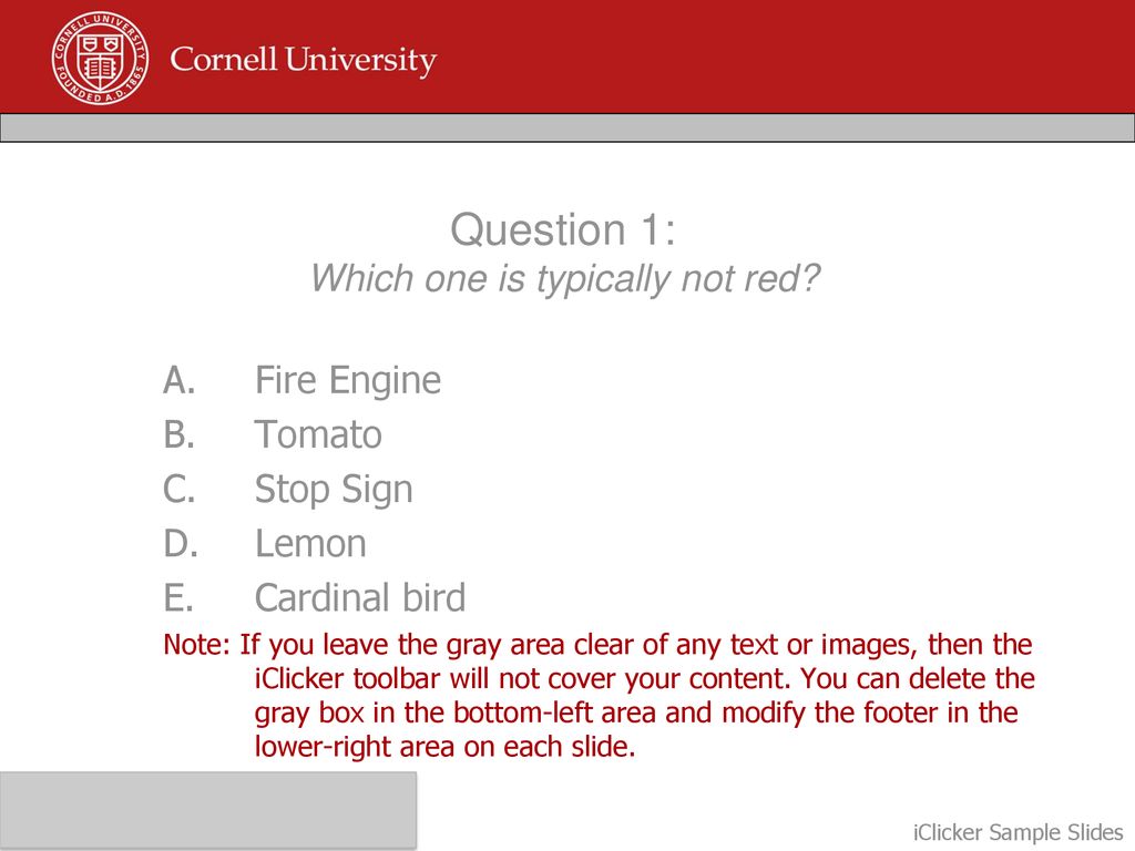 Cornell Powerpoint Template