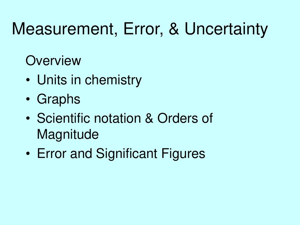 Measurement error uncertainty ppt download