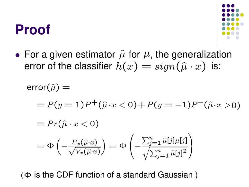 What is the optimal number of features ppt download
