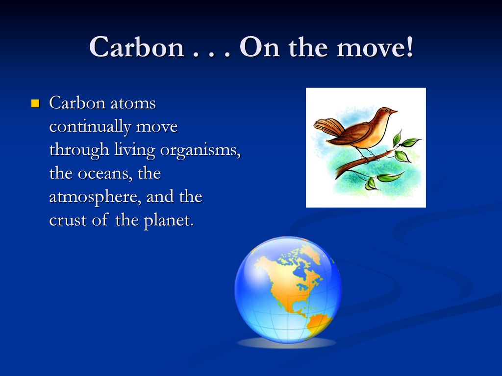 Carbon . On the move.
