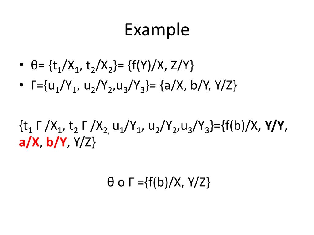 Chapter 4 Prolog Substitution Unification And Resolution Ppt Download