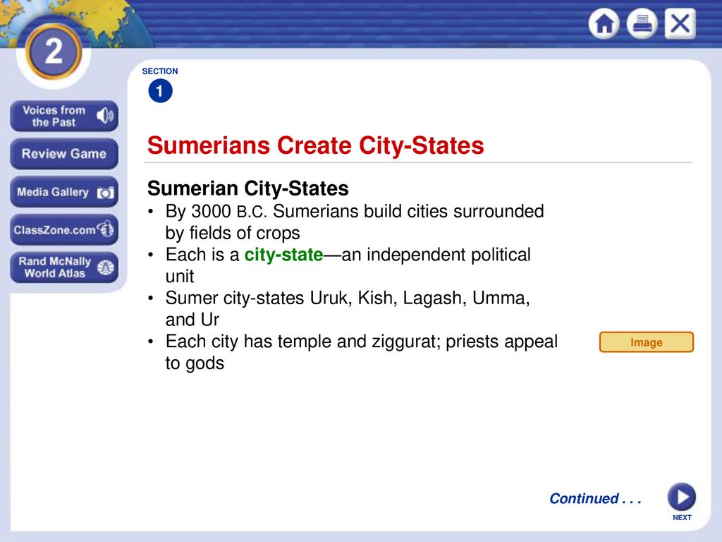 Sumerians Create City-States
