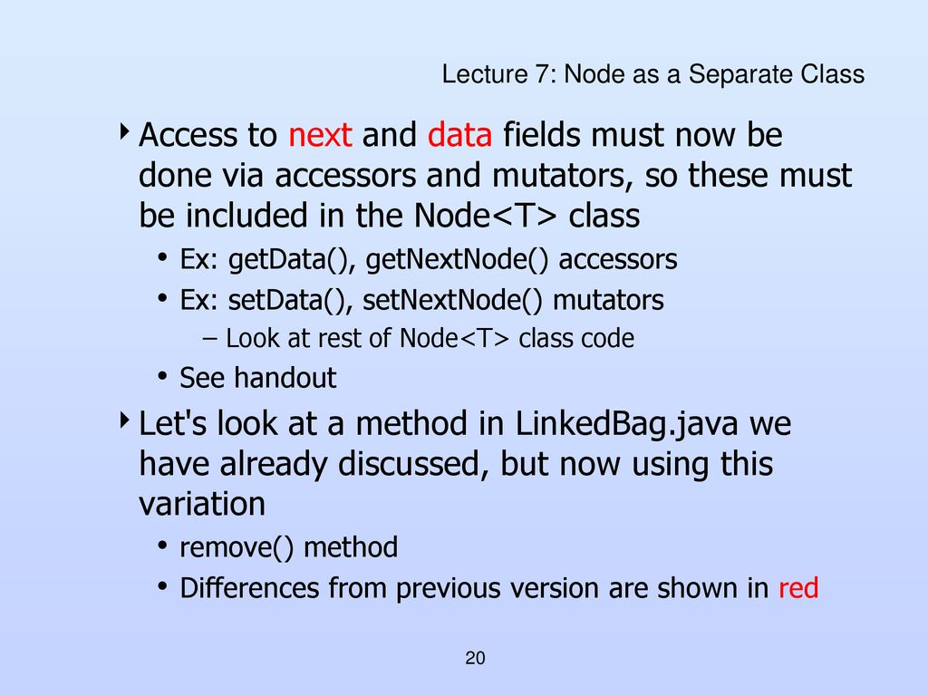 Lecture 6: Linked Data Structures - ppt download