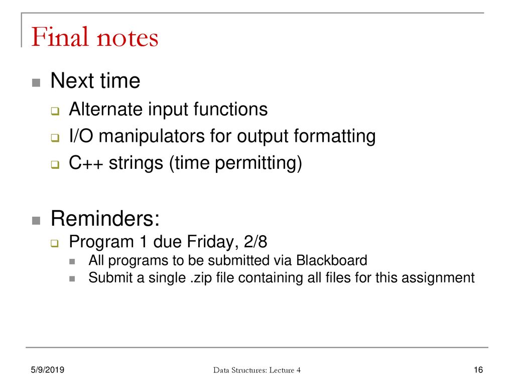 Instructor: Dr. Michael Geiger Spring 2019 Lecture 4: Functions in C++ ...