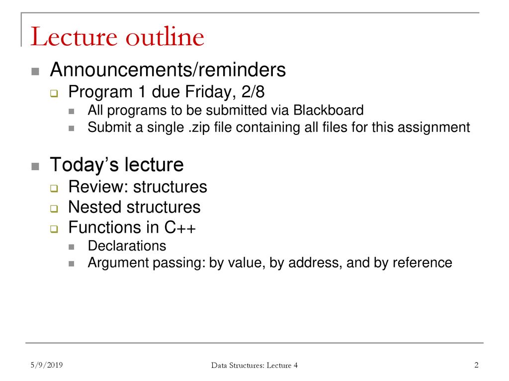 Instructor: Dr. Michael Geiger Spring 2019 Lecture 4: Functions in C++ ...