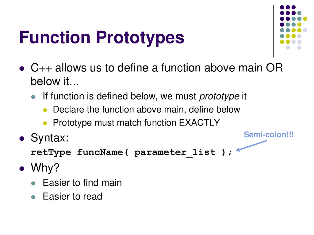 CMSC 202 Lesson 6 Functions II. - ppt download