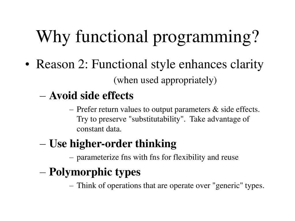 A global environment val a = 15 val b = 