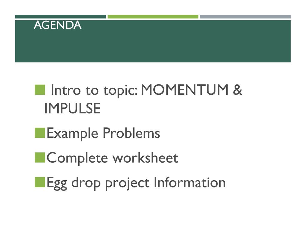 Impulse And Momentum Physics Ppt Download