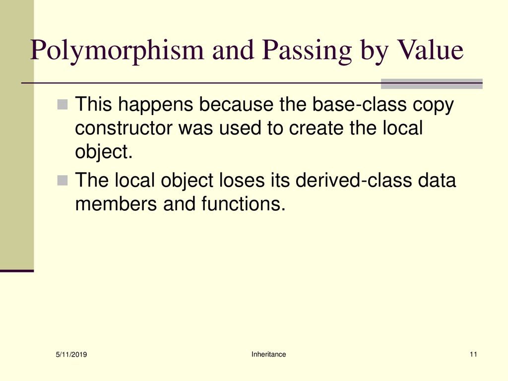 Inheritance: Polymorphism and Virtual Functions - ppt download