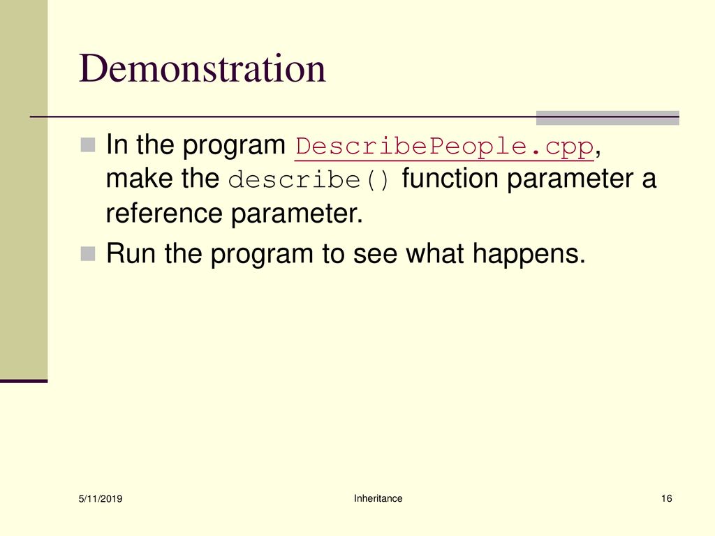 Inheritance: Polymorphism and Virtual Functions - ppt download