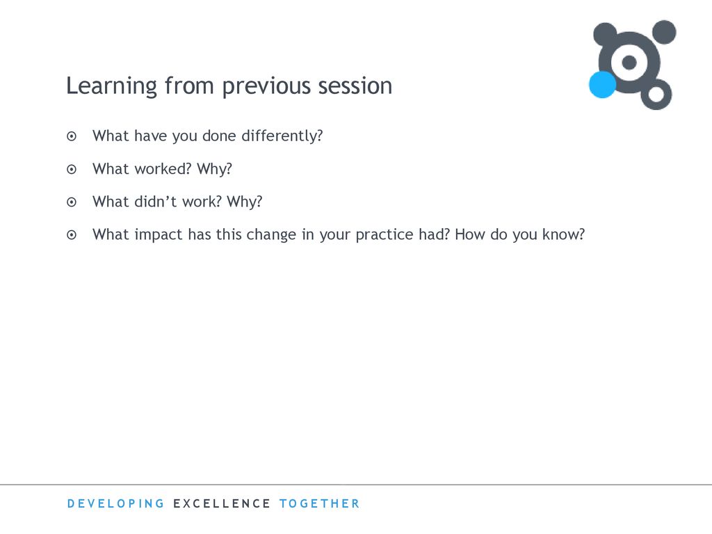Learning from previous session - ppt download