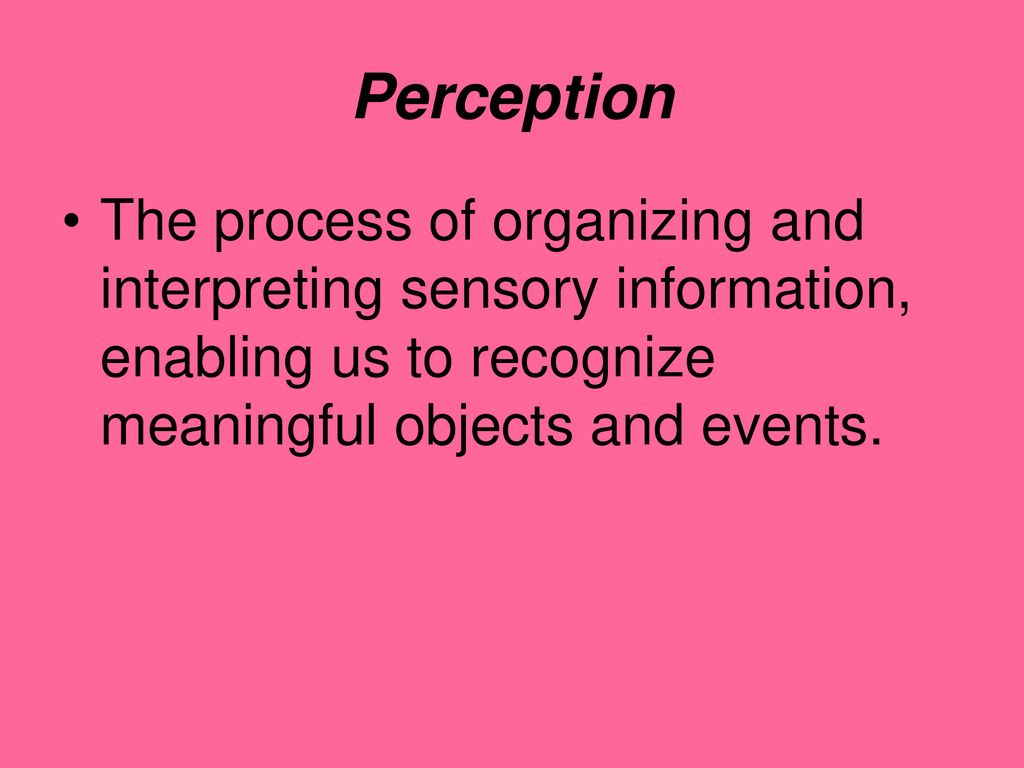 Sensation ppt download