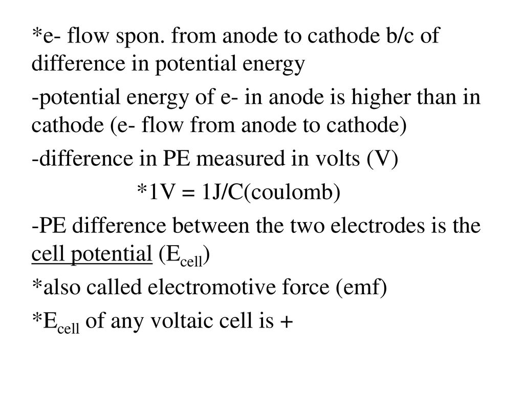 Chapter 20 Electrochemistry Study Of The Relationships Between