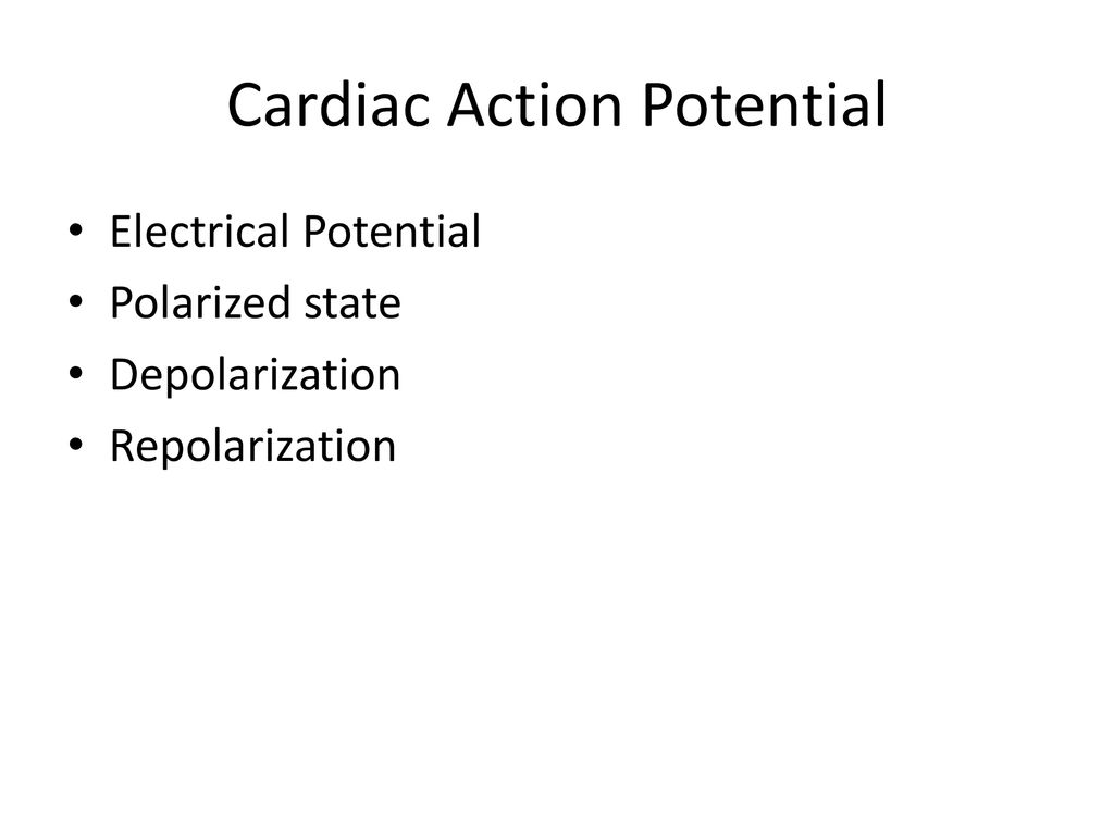 Cardiac Action Potential - ppt download