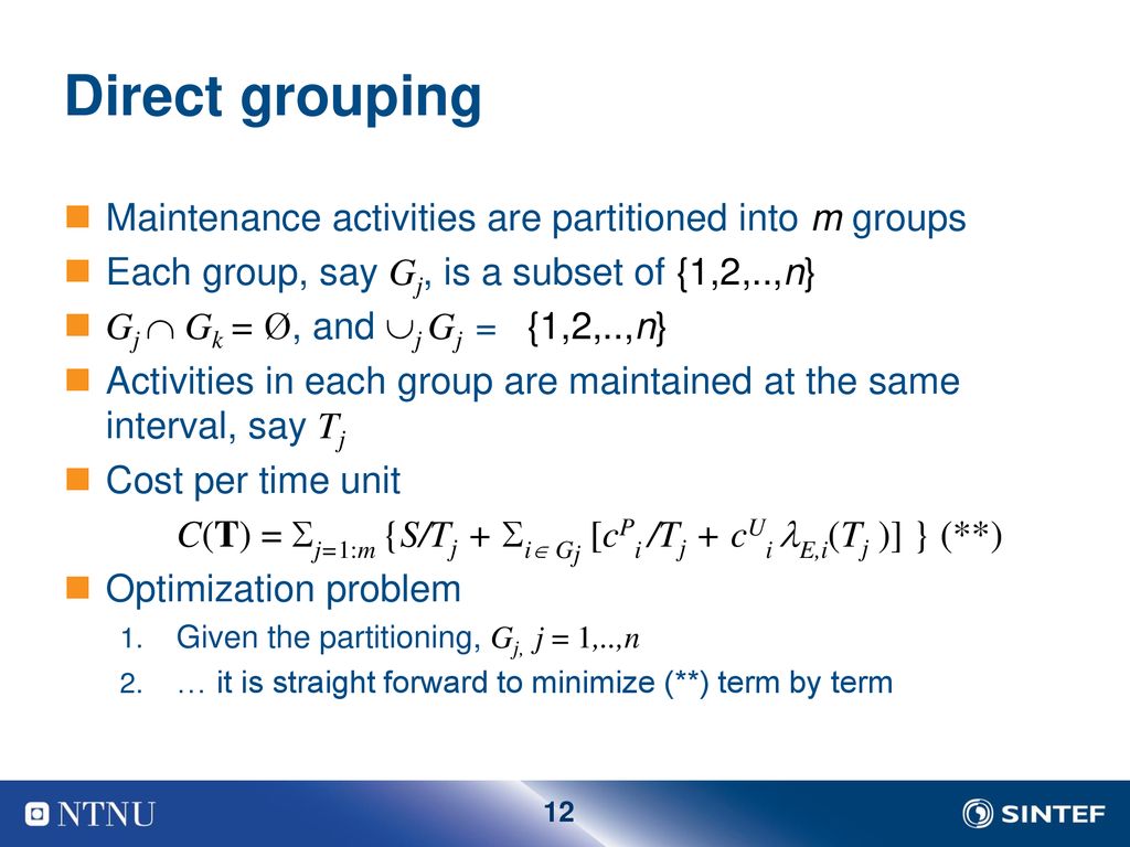Grouping Of Mainteance Activities Ppt Download