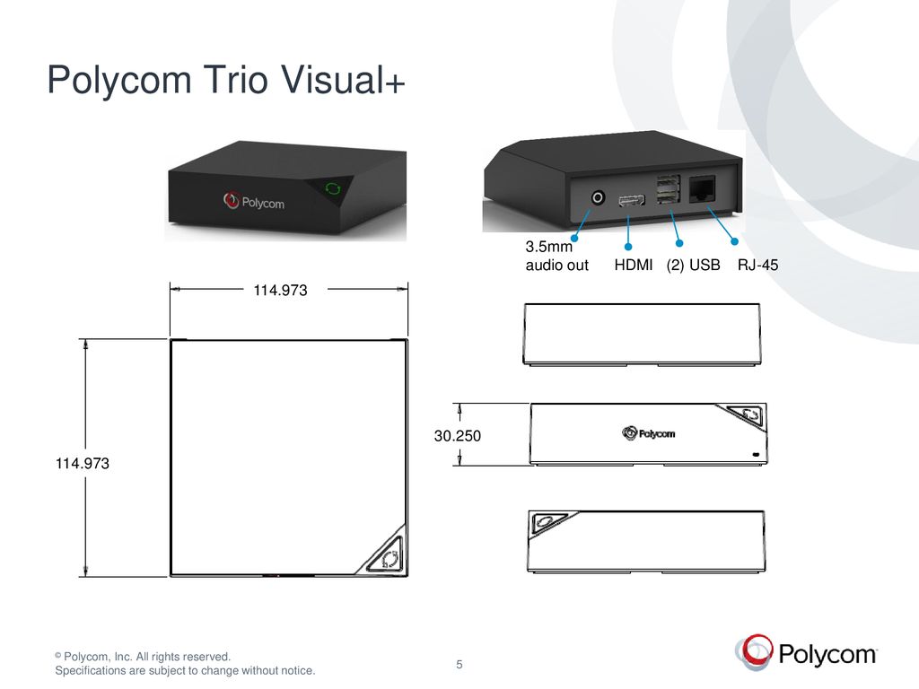 Polycom Trio 00 8500 Line Drawings May Ppt Download