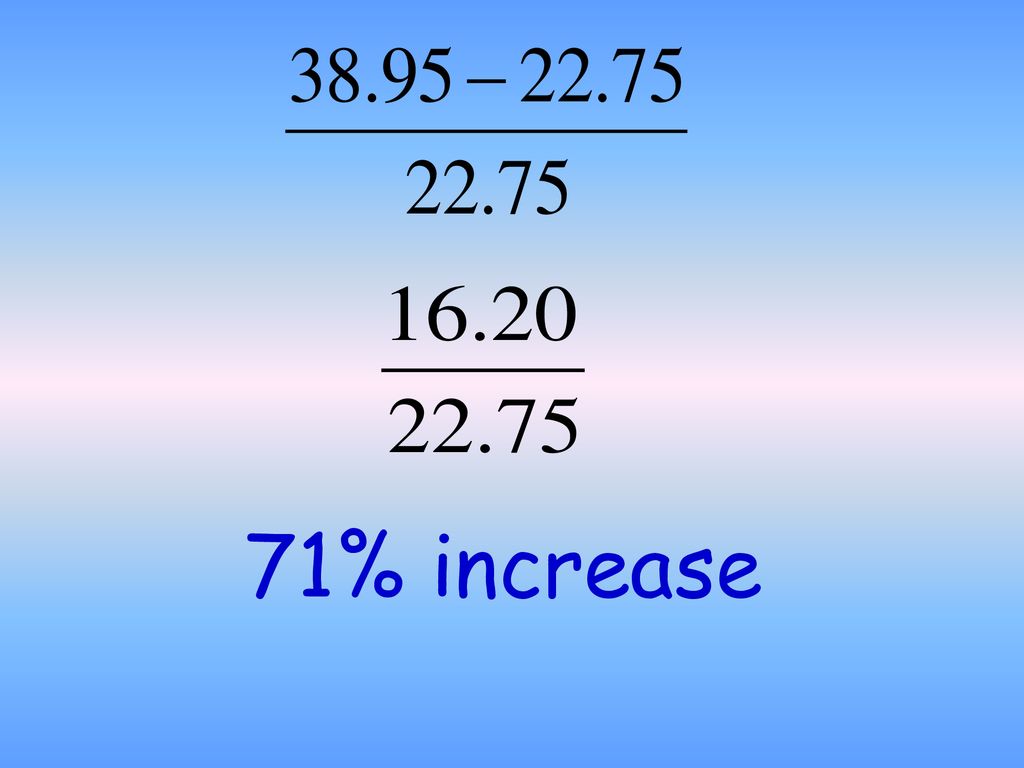 Problem solving using percents ppt download