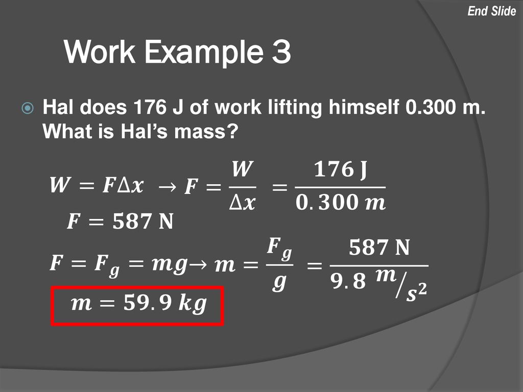 Ap Physics 1 Work Power Ppt Download
