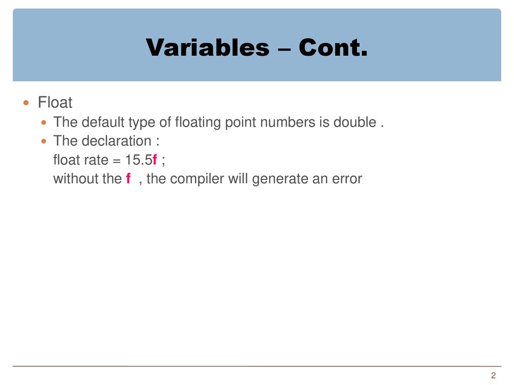 Java Fundamentals 3 Type conversion ,String. - ppt download