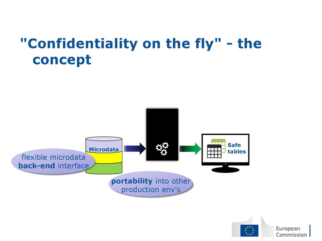 Confidentiality on the fly - the concept