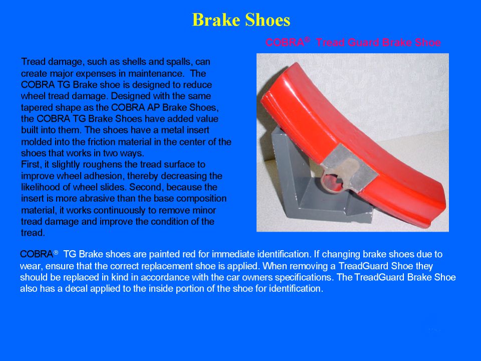 Brakes shoe must be replaced when worn 3/8 or less this includes the backing plate.