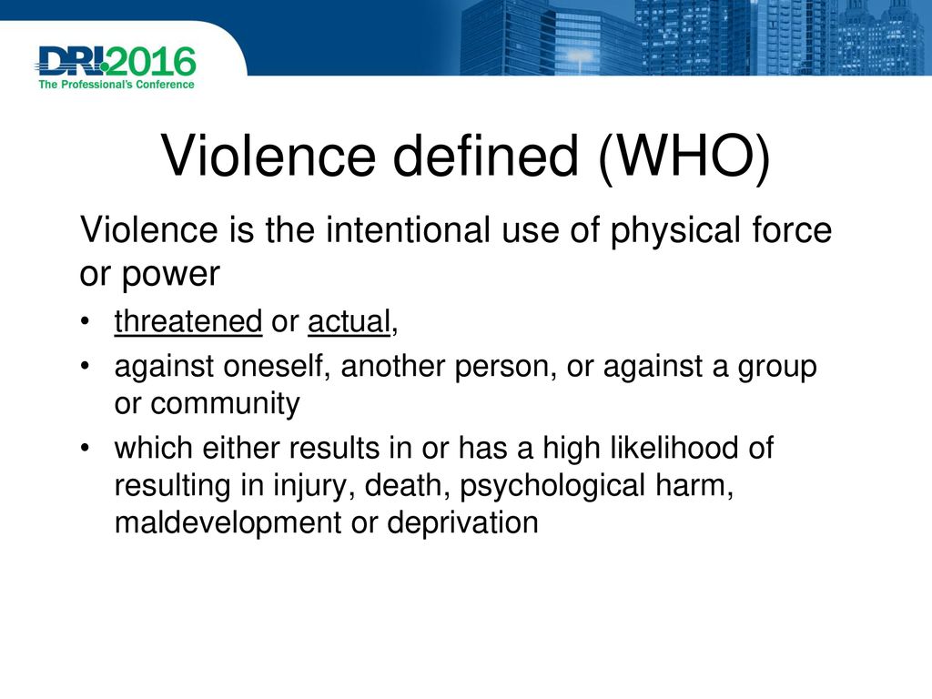 Workplace Violence to Recovery - ppt download