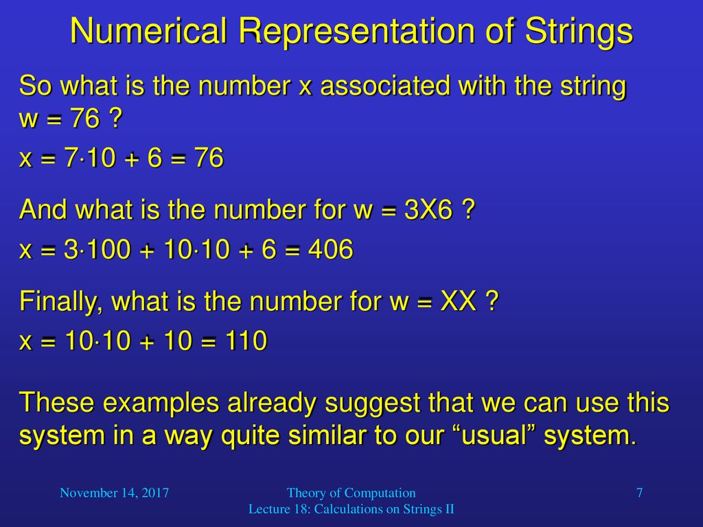 Numerical Representation of Strings - ppt download