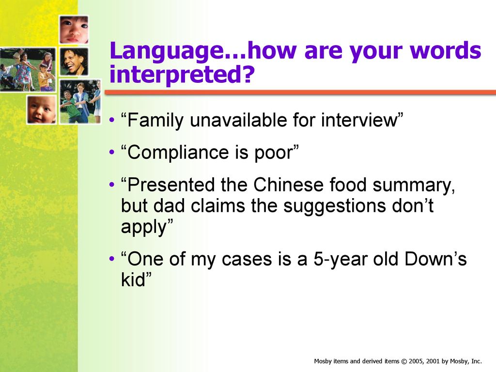 Language…how are your words interpreted