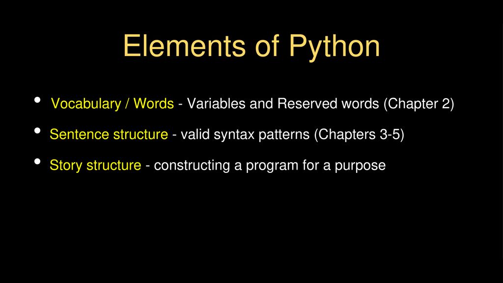 Why Program? Chapter 1 Python for Everybody - ppt download