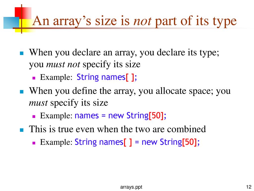 Arrays 2-May ppt download