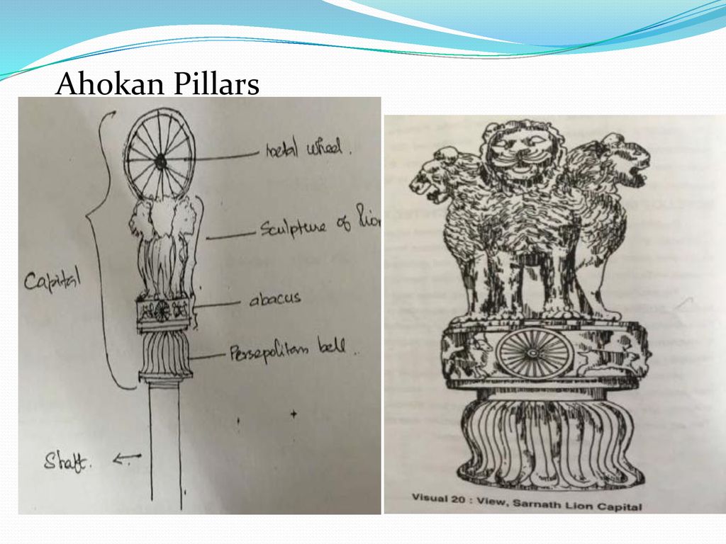 drawing of Sarnath pillar​ - Brainly.in
